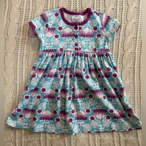 Hanna Andersson Purple and Blue Floral Dress